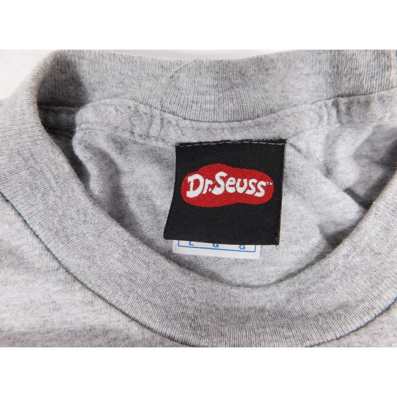 Vintage Y2K 2001 Dr. Seuss How the Grinch Stole Christmas Short Sleeve T-shirt L - Picture 12 of 16